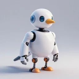 a robot similar to a bird, octane render, 3D