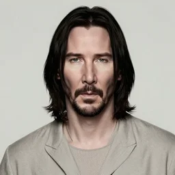 beautiful striking Pre-Raphaelite Keanu Reeves by Artgerm and Greg Rutkowski, pale, intricate, elegant, highly detailed, digital painting