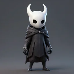 a portrait of hollow knight, concept art, trending on artstation 3D.