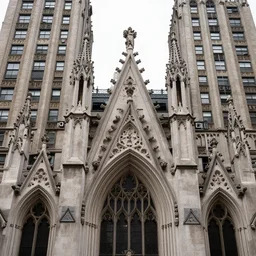 new york with gothic architecture, very details