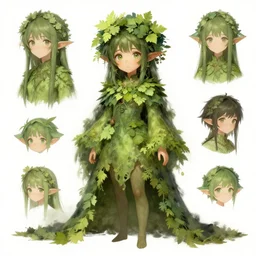 character concept art of ssunbiki as a dryad | | foliage clothing, cute - fine - face, pretty face, realistic shaded perfect face, fine details by antilous chao, stanley artgerm lau, wlop, rossdraws, james jean, andrei riabovitchev, marc simonetti, and sakimichan, tranding on artstation