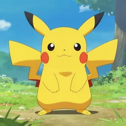 a khaki Pikachu