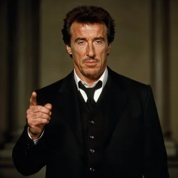 sylvester stallone playing edgar allen poe, 8 0 s movie, cinematic, dramatic