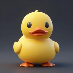 a centered detailed render of a cyborg rubber ducky, unreal engine render