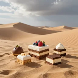 a desert made out of desserts