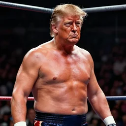 donald trump emo cage fighter, 1 9 8 5 wrestlemania