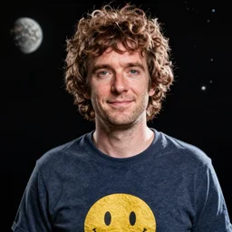 the mighty boosh vince noir noel fielding in space, hd render, highly detailed, realistic, digital art