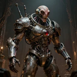 biomechanical dieselpunk, muppet court of azathoth 4 k unreal engine 5 artstation cinematic moody lighting complex massive detail by emil melmoth h r giger brian froud gustave dore albrecht durer hieronymus bosch greg rutkowaki octane 8 k