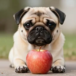 apple that looks like a pug