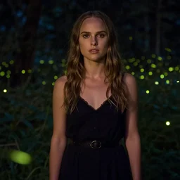 Natalie Portman, fireflies, WLOP