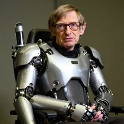 stephen hawking wearing mechanized suit, 4 k