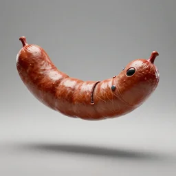 alien flying sausage, quint buchholz, wlop, dan mumford, artgerm, liam brazier, peter mohrbacher, raw, featured on artstation, octane render, cinematic, rugged, intricate, 8 k