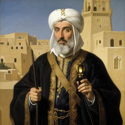 sultan of algiers, by jan van eyck