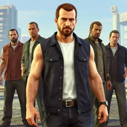 highly detailed the fight club, in gta v, stephen bliss, unreal engine, fantasy art by greg rutkowski, loish, rhads, ferdinand knab, makoto shinkai and lois van baarle, ilya kuvshinov, rossdraws, tom bagshaw, global illumination, radiant light, detailed and intricate environment