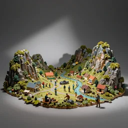 walter wick photography miniatures hidden object, busy image, uncanny