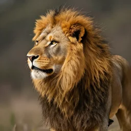 profile of an eagle lion!! hybrid, bold natural colors, masterpiece, trending on artstation, photograph