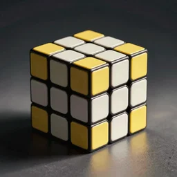 photo of a solved rubix cube