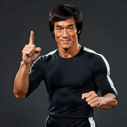 Bruce Lee movie poster by Thomas Kincade trending on artstation