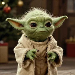a film still of yoda in 5 a christmas story