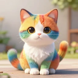 rainbow cat