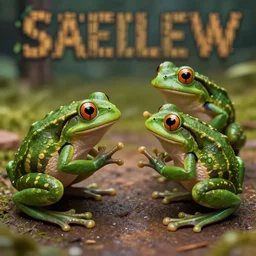 frogs playing stardew valley, highly detailed, extremely high quality, hd, 4 k, 8 k, professional photographer, 4 0 mp, lifelike, top - rated, award winning, cinematic, realistic, detailed lighting, detailed shadows, sharp, no blur, edited, corrected, trending