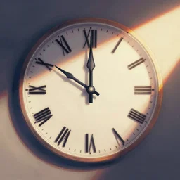 centred clock arrow colourful illustration art by tim doyle