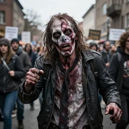 zombie protestor