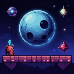 asteroids game in starwars theme style