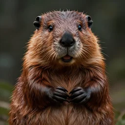 hyperrealistic dslr film still of ( justin bieber ) disguised as north american beaver, stunning 8 k octane comprehensive 3 d render, inspired by istvan sandorfi & greg rutkowski & unreal engine, perfect symmetry, dim volumetric cinematic lighting, extremely hyper - detailed, incredibly real lifelike attributes & flesh texture, intricate, masterpiece, artstation, stunning