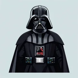 vector art of darth vader.