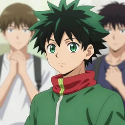 twink anime boy Izuku Midoriya by Stanley Artgerm Lau, WLOP, Rossdraws, James Jean, Andrei Riabovitchev, Marc Simonetti, and Sakimichan, trending on artstation