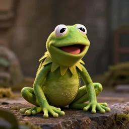 kermit the frog as conan the barbarian