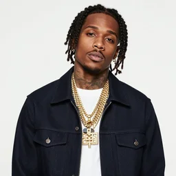 portrait of nle choppa in the style of roberto ferri