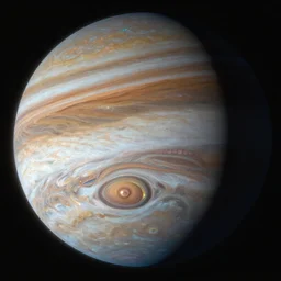 Jupiter, CGsociety, exquisite detail, post-processing, masterpiece, volumetric lighting, cinematic, hypermaximalistic, high details, cinematic, 8k resolution, beautiful detailed, insanely intricate details, sharp edges, smooth focus, low angle, tilted,