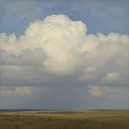 a landscape and clouds by ed mell.