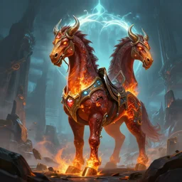 mount epic netherlord's brimstone wrathsteed screenshot world of warcraft mounts worldboss bioluminecant light concept sketch art and by feng zhu alena aenami artworks in 4 k beeple, by thomas kinkade heartstone overwatch blizzard 3 d rtx hdr
