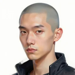hyper detailed cyberpunk npc! smooth face, 8 k, gouache, kitbash, white background