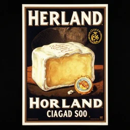 1 7 th century holland soap advertisement, poster on black canvas, anime style, 8 k