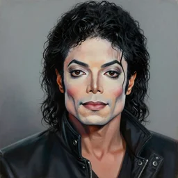 Caricature portraits done of Michael Jackson, realistic, hyperrealistic, very realistic, highly detailed, very detailed, extremely detailed, detailed, oil painting, digital art, trending on artstation
