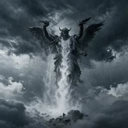 gods rage raining down from the heavens