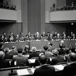 a un plenary session in 1 9 6 1, polaroid
