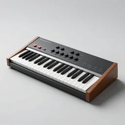 dezeen , minimalissimo, archdaily, ignant, industriall design, keyshot, houdini, product design concept, product shot of moog synthesizer made by jony ives , dieter rams, 8k, high detailed photo