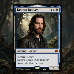 a magic the gathering card based on fantasy keanu reeves