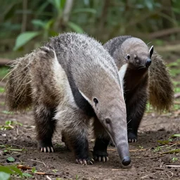 a photo of two headed anteater, 8 k