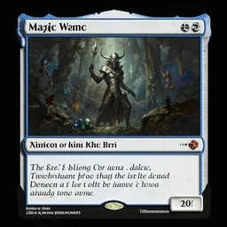 magic the gathering card with text