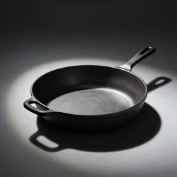 minimal iron cast pan inspired by Marc Newson