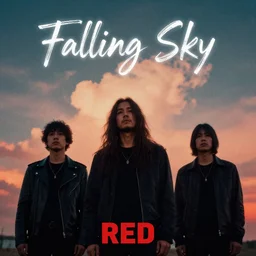 cover for song Falling Sky by band RED