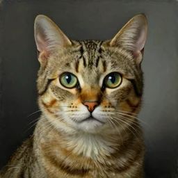 a surrealist painting of a cat by salvador dali, beautifully detailed, smooth, intricate