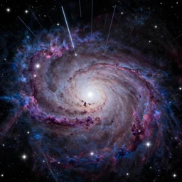 celestial epic beautiful cinematic vibrant astral space image of a sparkling ethereal cosmic universe full of otherwordly dreamy celestial cosmos, thousands of shooting stars, nasa photos, artstation