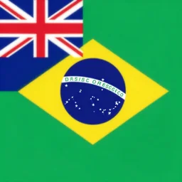 new flag of the union between brazil and australia